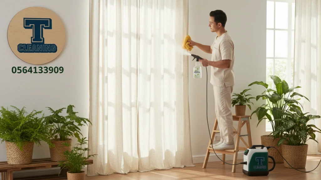 معدات تنظيف ستائر في دبي