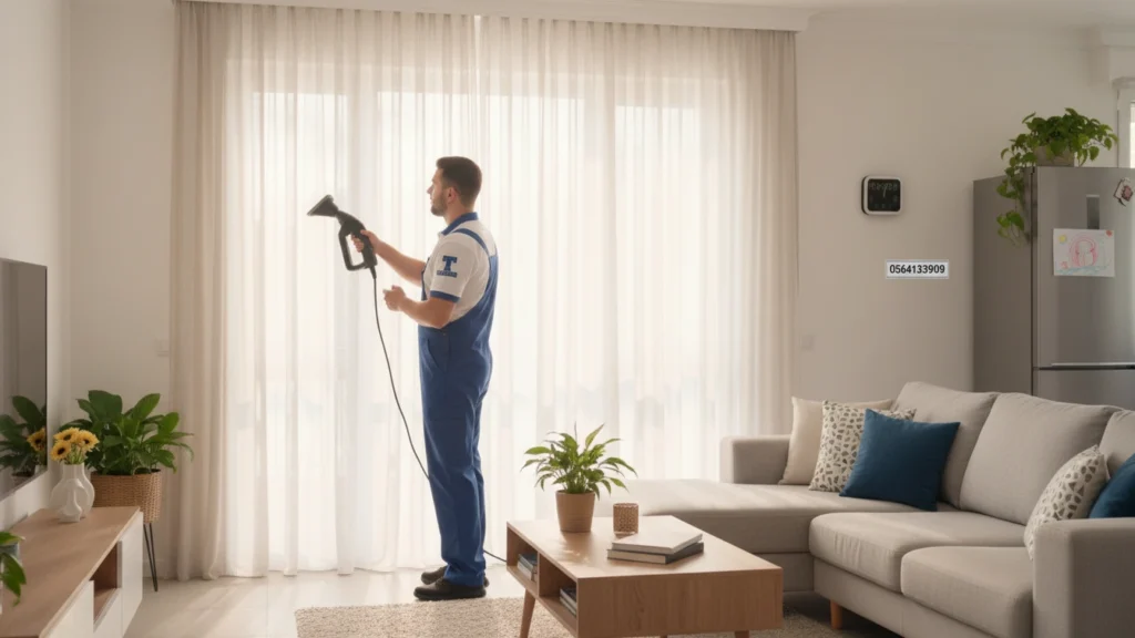 طرق تنظيف ستائر في دبي