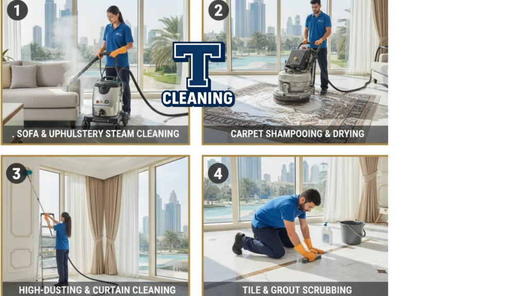 Villa Cleaning Methods in Sharjah