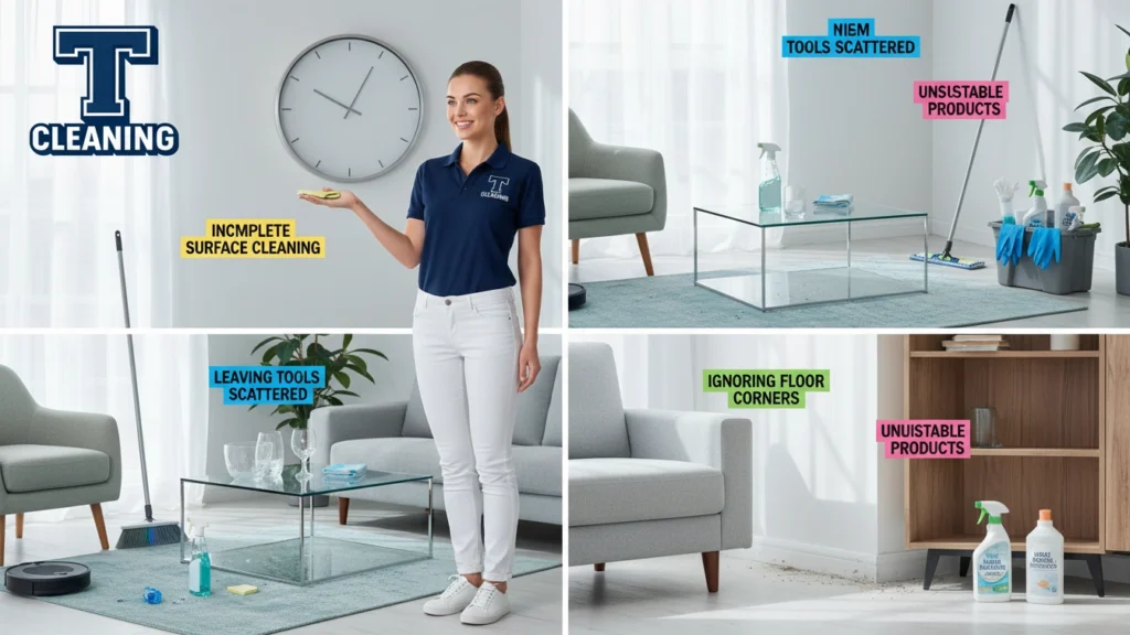 أخطاء شائعة في تنظيف بالساعة في عجمان