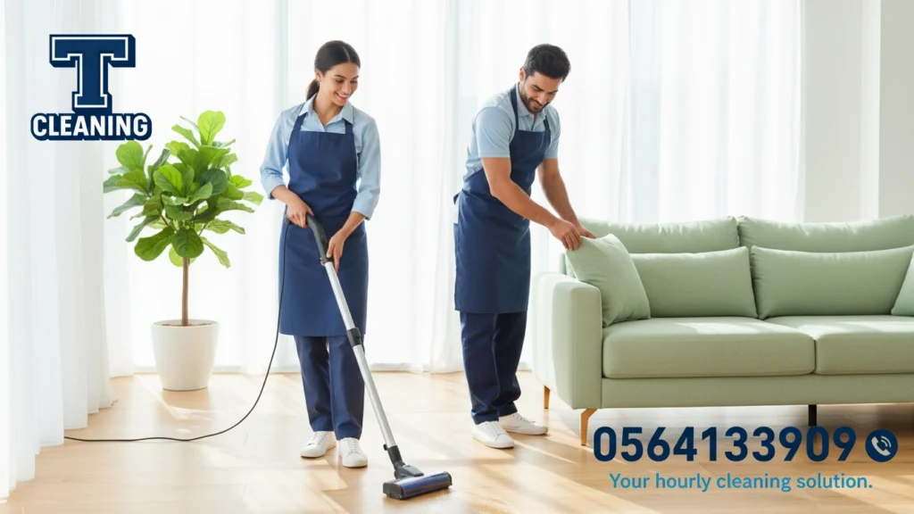 تنظيف بالساعة في الشارقة