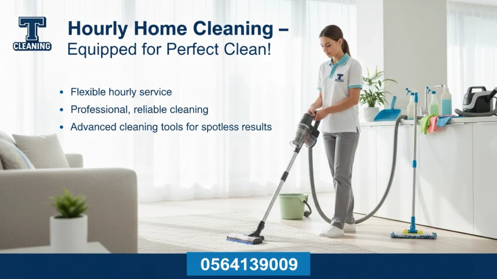 تنظيف بالساعة في دبي