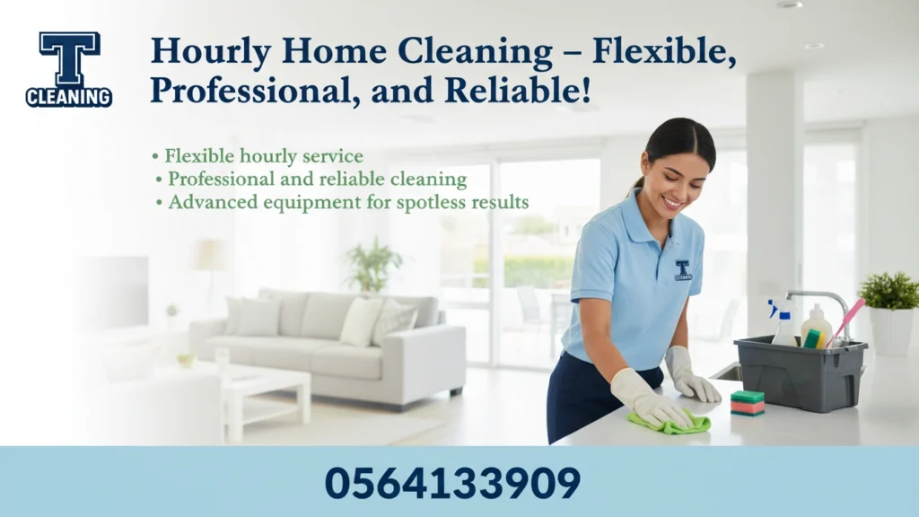 تنظيف بالساعة في دبي